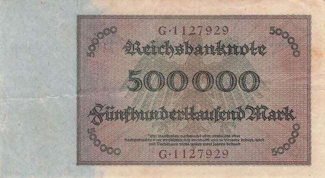 500000 Mark 1923 ro.87a G